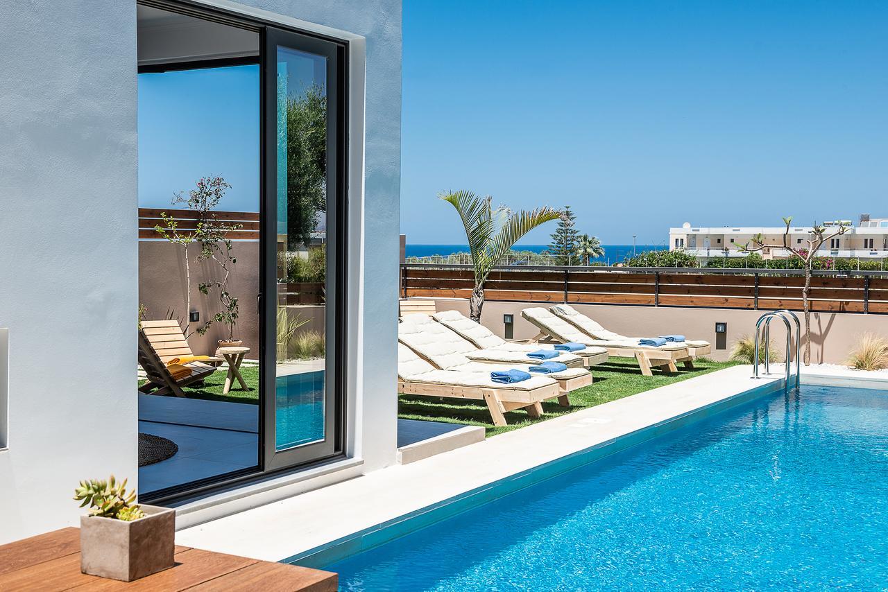 Fos Villa, A Luxe House With Private Heated Pool Galatas  Экстерьер фото