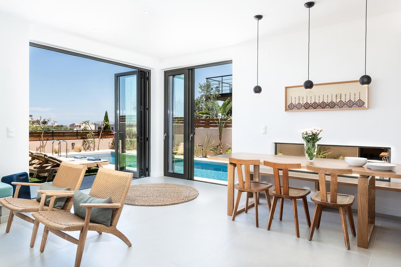 Fos Villa, A Luxe House With Private Heated Pool Galatas  Экстерьер фото