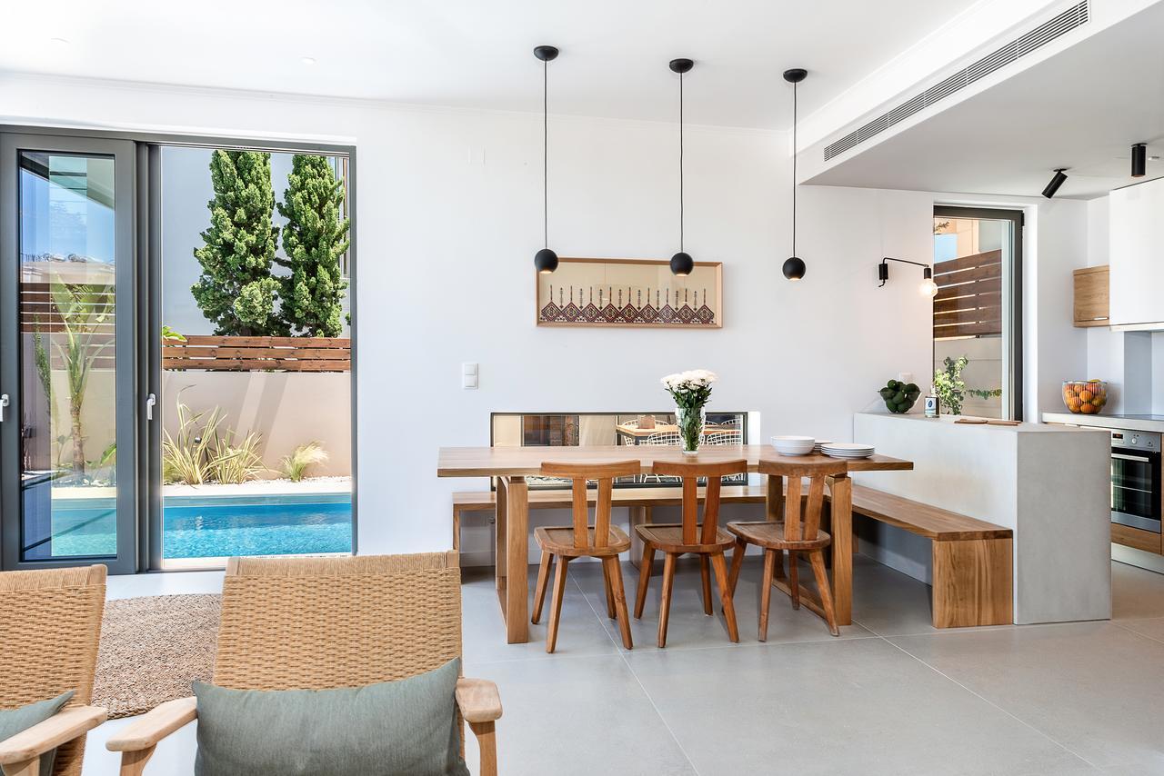 Fos Villa, A Luxe House With Private Heated Pool Galatas  Экстерьер фото